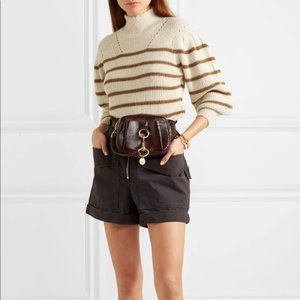 Isabel Marant Georgia Mockneck Striped Sweater